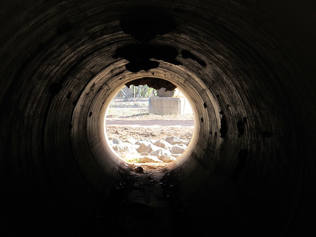 inside a pipe