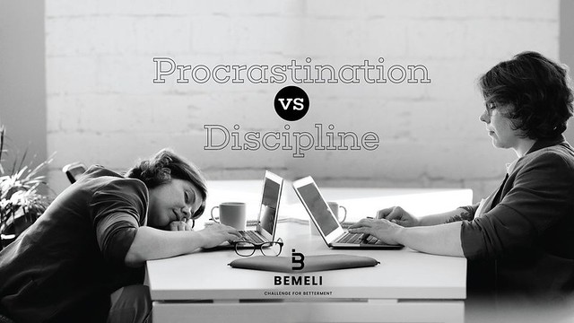 Procrastination vs Discipline Bemeli Social media app