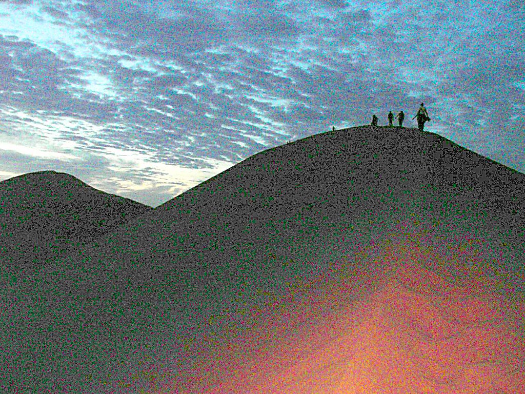 Sunset in Namib Desert