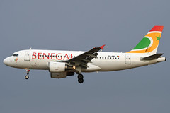 Air Senegal A319-111 6V-AMA BCN 26/02/2023