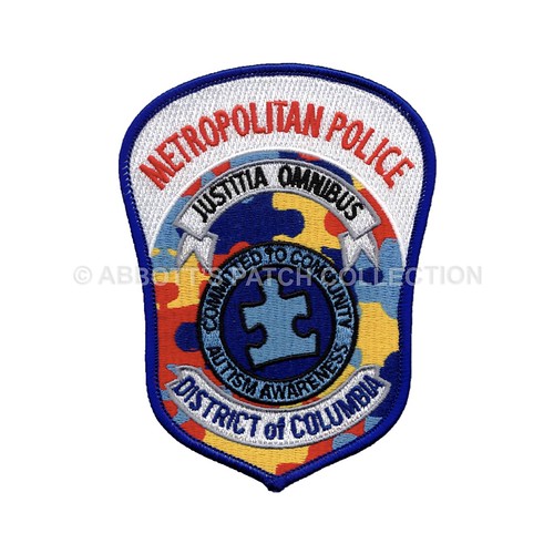 DC 3, Metropolitan Police Department z awareness Autism Awareness | by Abbott's Patch Collection 2