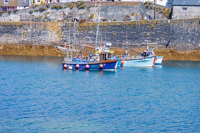 Four Blue Boats