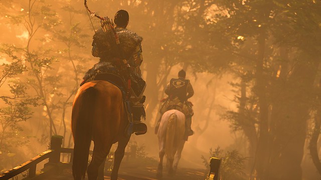 Ghost of Tsushima Following Father