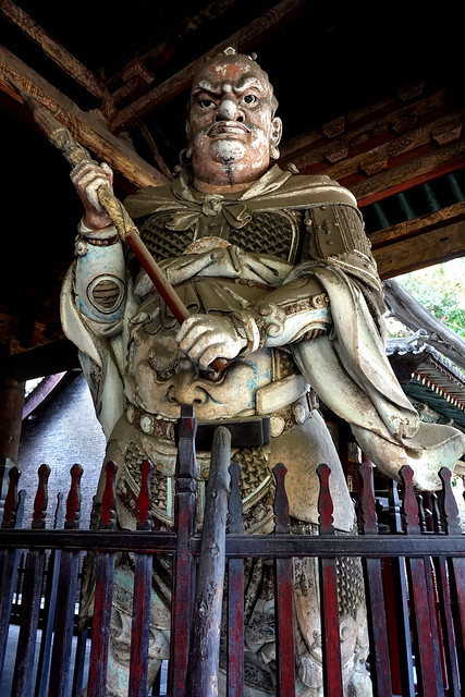 Wooden statue