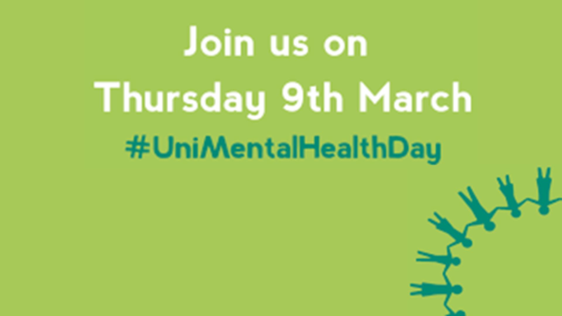 Join us on Thursday 9 March for #UniMentalHeathDay