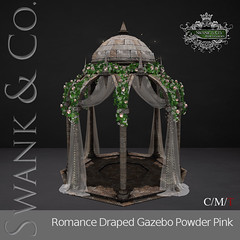 Swank & Co. Romance Draped Gazebo Powder Pink
