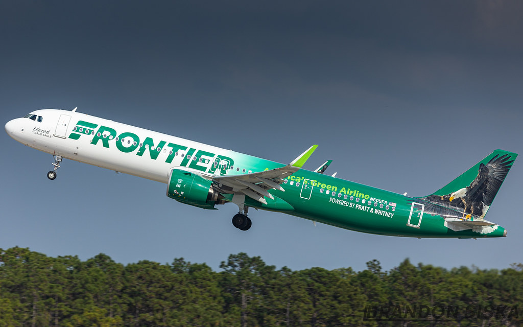 N605FR Frontier Airlines Airbus A321-271NX@MCO 05Mar23