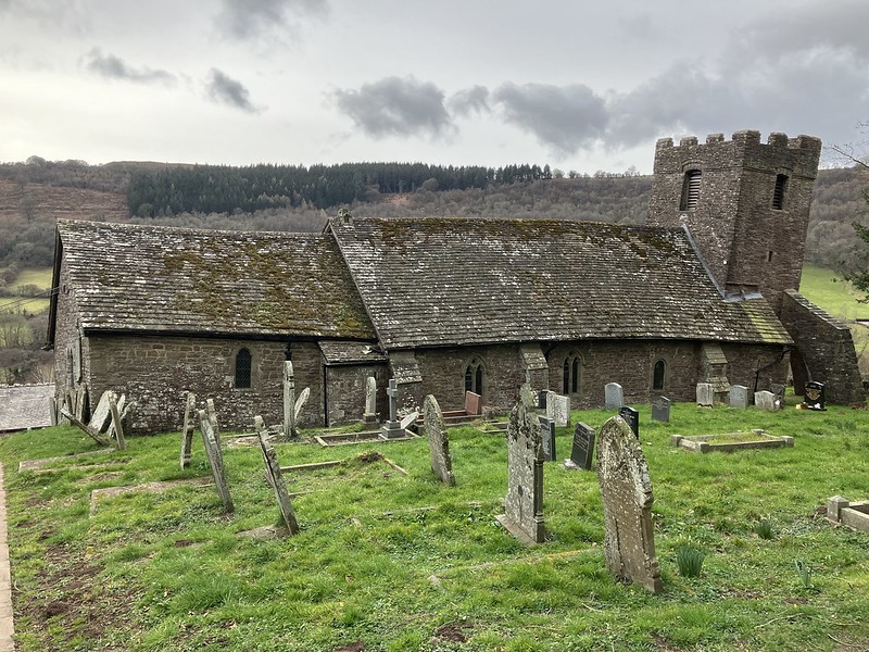 High Hills, Leaning Towers & Bloody Revenge: Church of St Martin, Cwmyoy