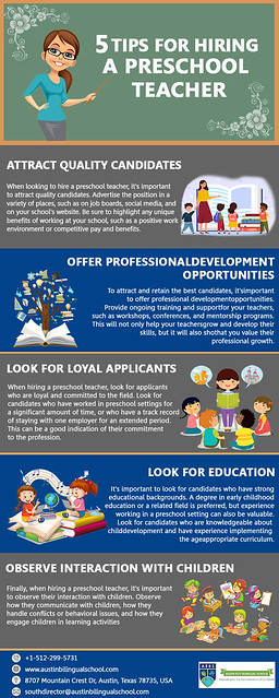 5 Tips for Hiring a Preschool Teacher