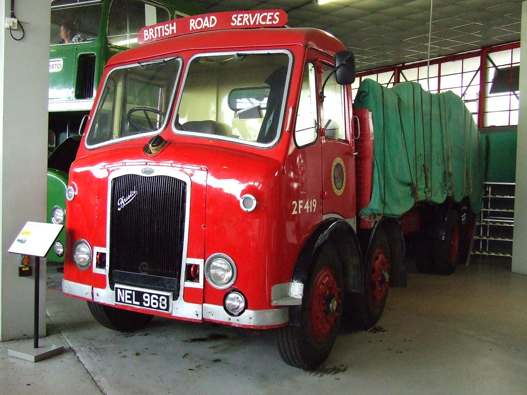 Bristol flat-bed lorry