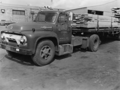 Ahonen Lumber Co. truck.