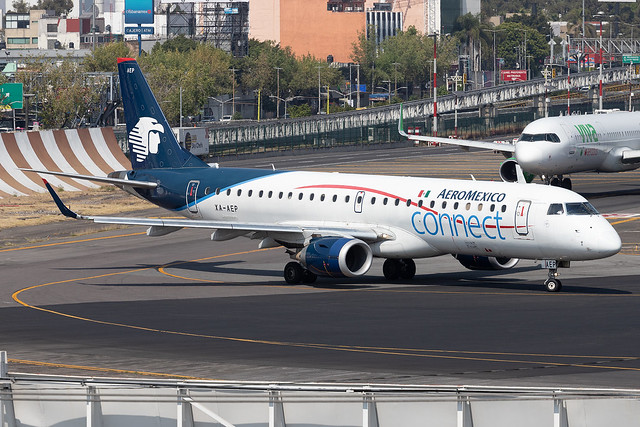 Aeromexico Connect Embraer 190 XA-AEP MMMX 12FEB23