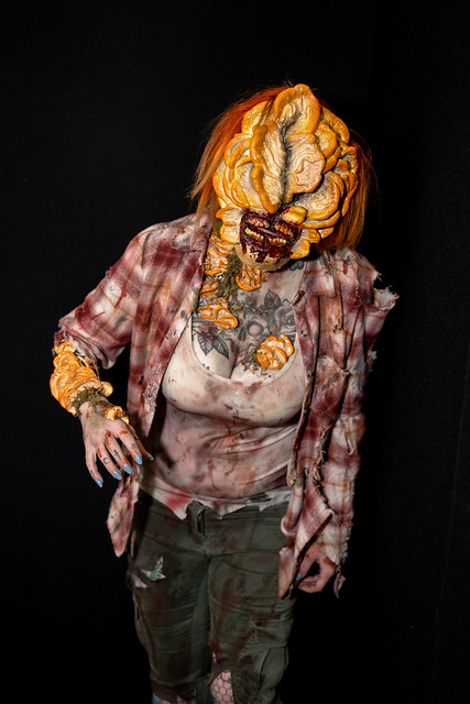 Last Of Us BTS Images Show Terrifying Practical Clicker Costumes