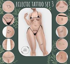 Eclectic Tattoo Set 3 @ Skin Fair + GIVEAWAY!