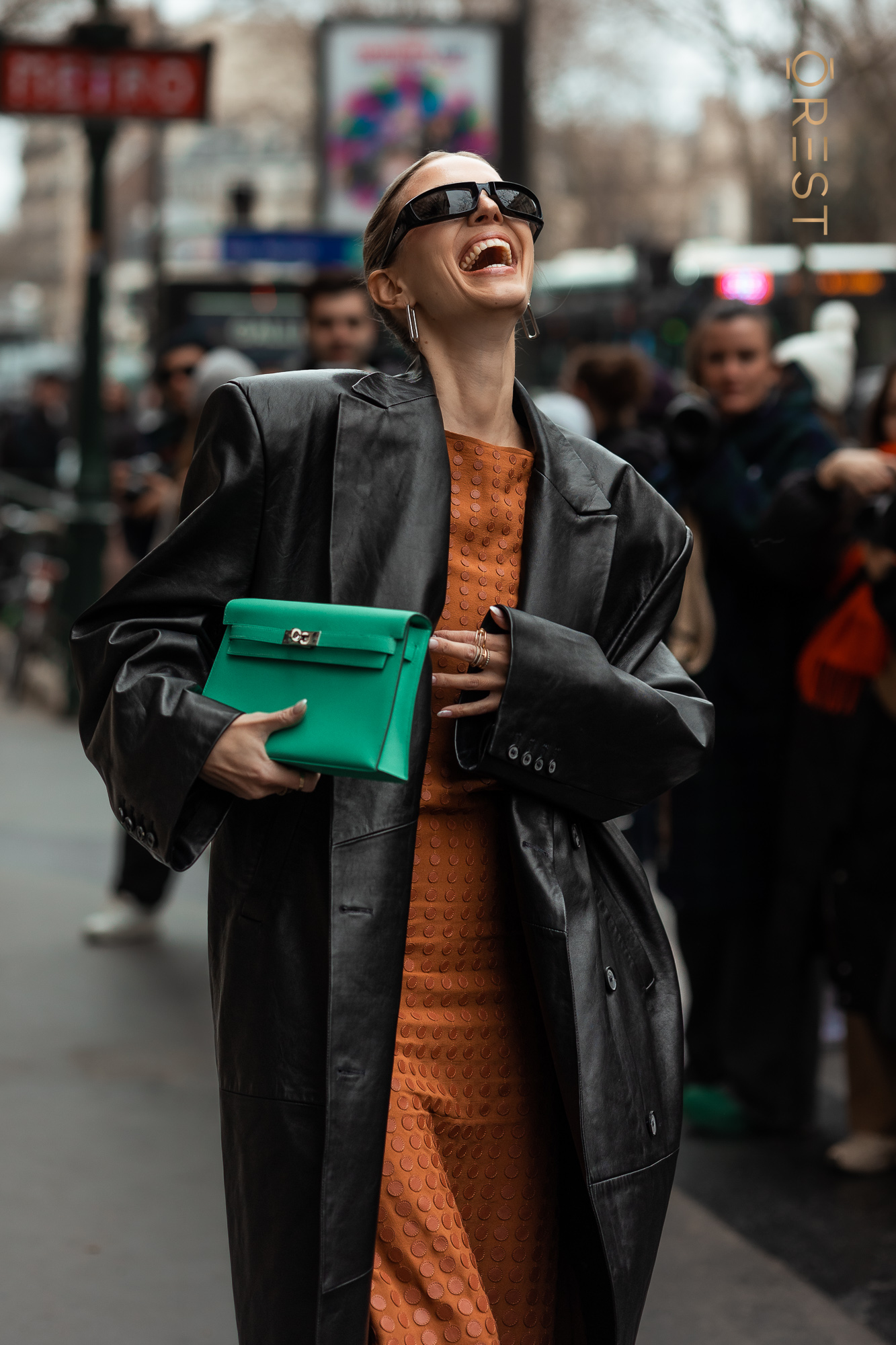 Street Style at Paris Fashion Week: Hermès Fall/Winter 23 - OREST
