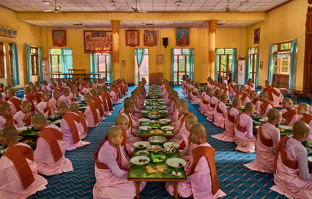 Thakyadithar Nunnery - Sagaing, Myanmar