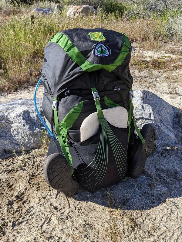 My Osprey Exos 58 backpack - It was time to head back to the car