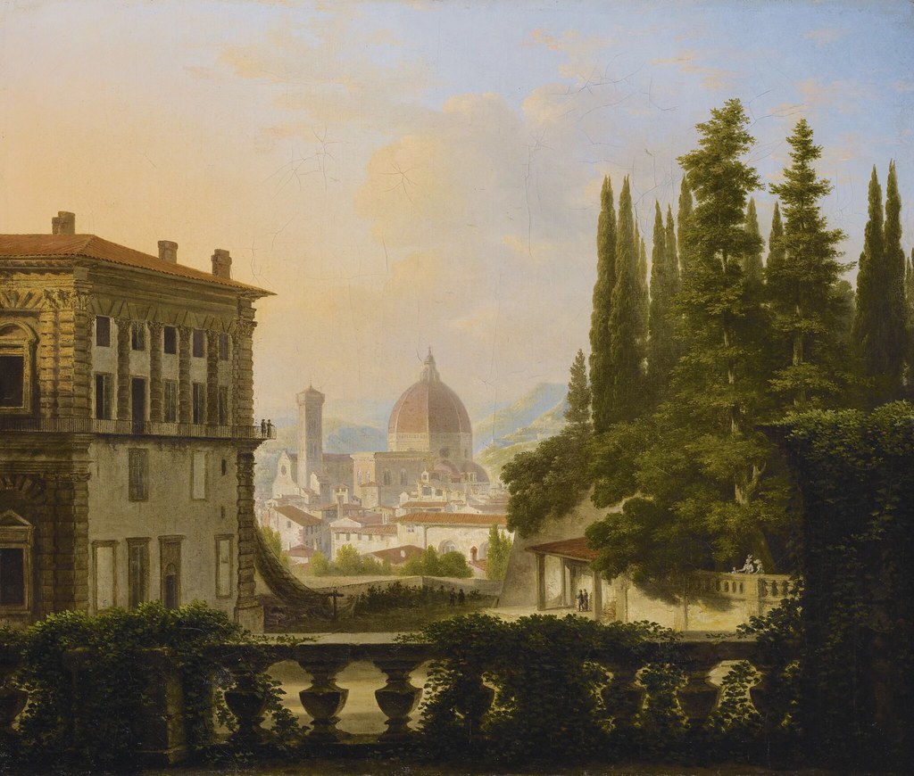Lancelot-Theodore Turpin de Crisse «Florence from the Boboli Gardens»