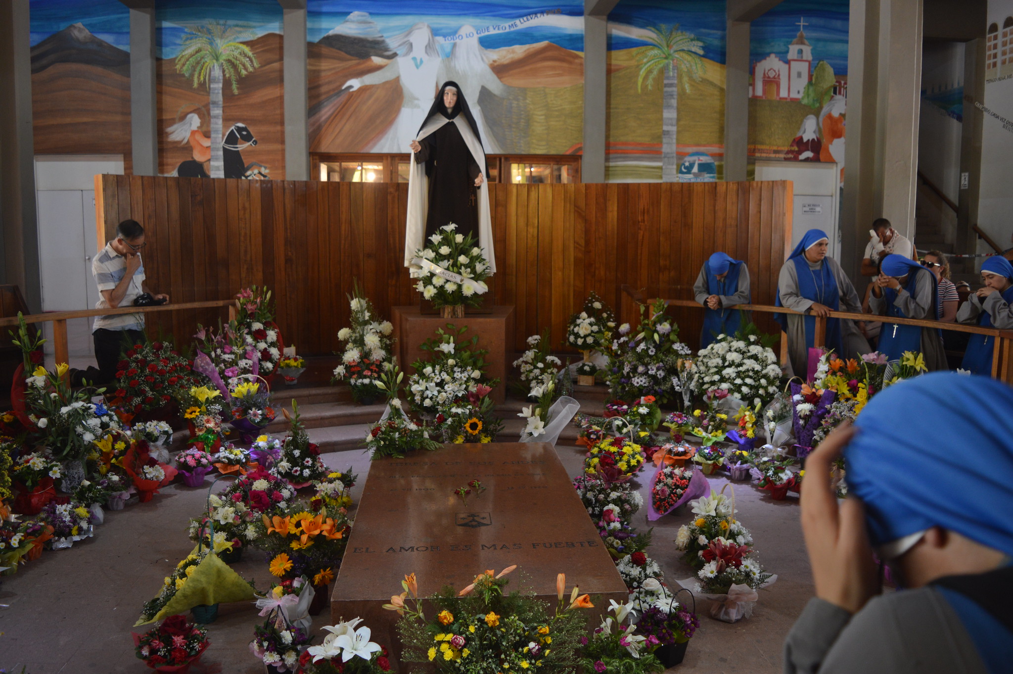 Chile - Peregrinación a Santa Teresa de los Andes de las casas de formación