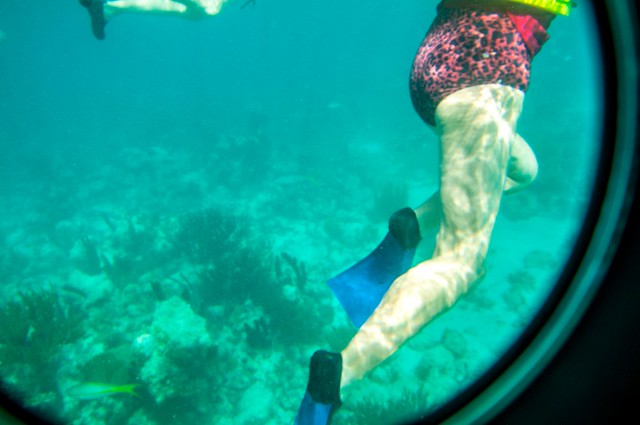 Antigua under water