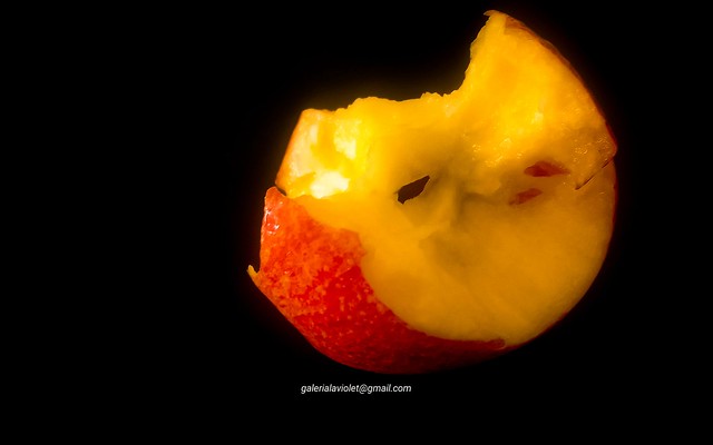A maça que comi .Uma foto extremamente intima.. A fruta desejada por muitos a maca que eu mordi. VENDIDA.