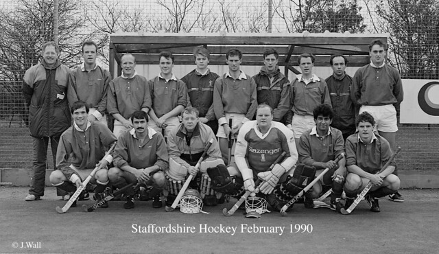 Staffordshire Hockey 1st XI  Feb 1990