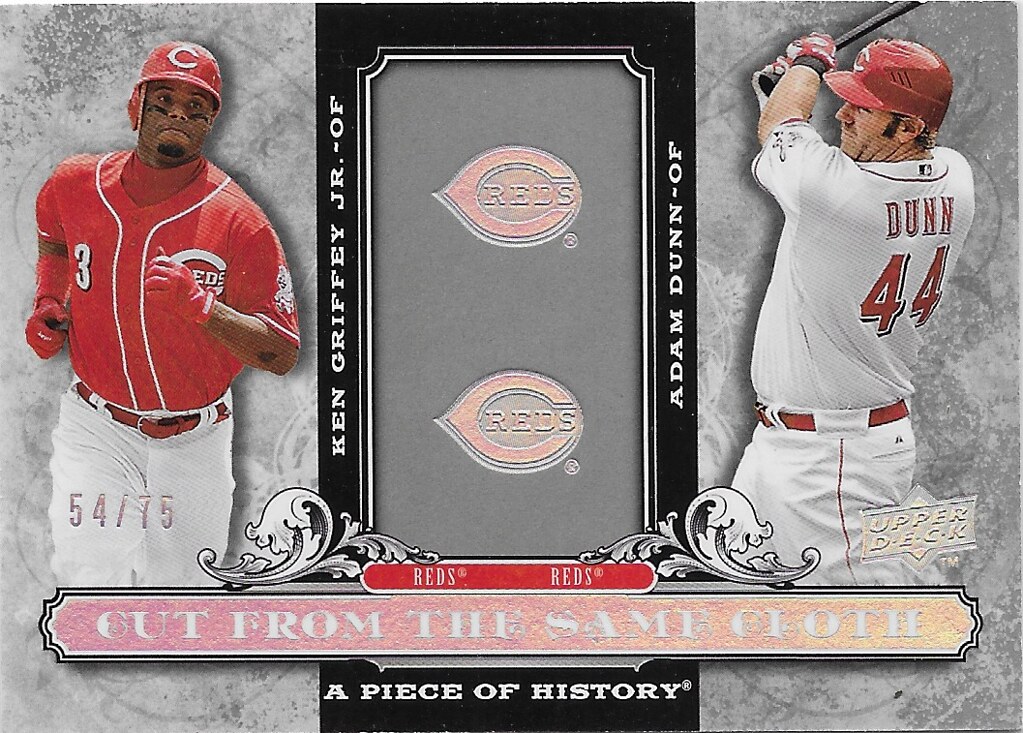 Griffey Jr, Ken - 2008 Upper Deck A Piece of History Cut from the Same Cloth Pewter