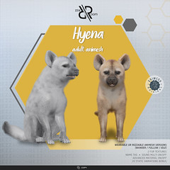 [Rezz Room] Hyena Adult Animesh Companion
