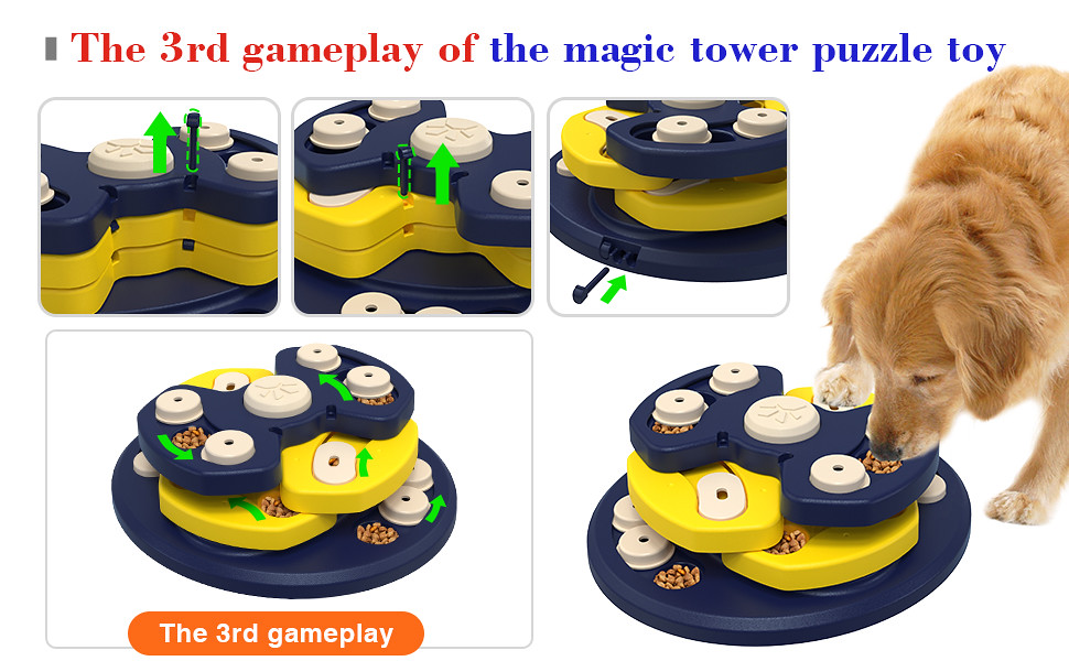 Shop Puzzle Toy For Dog Interactive Feeder Paw 3 Col