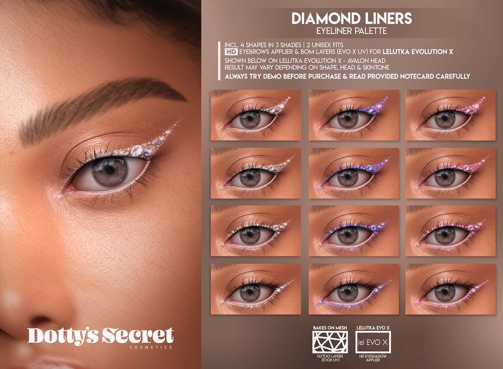 Dotty's Secret x Anthem || Diamond Liners – Eyeliner Palette