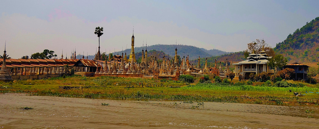 MYANMAR, Burma - rund um den  Inle-See, Fahrt nach Sagar (Samkar), 21462