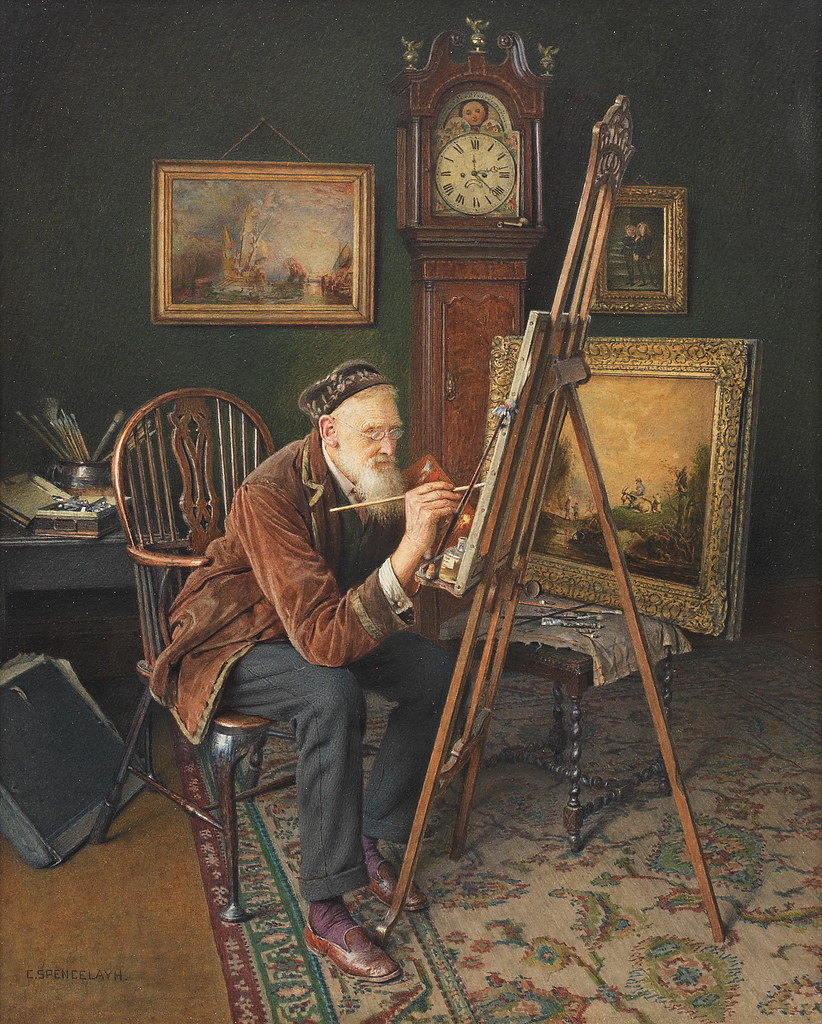 Charles Spencelayh «The Old Copyist»