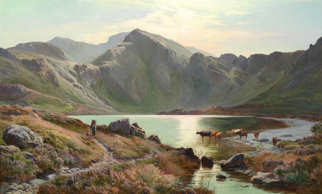 Sidney Richard Percy «Llanberis, North Wales», 1871