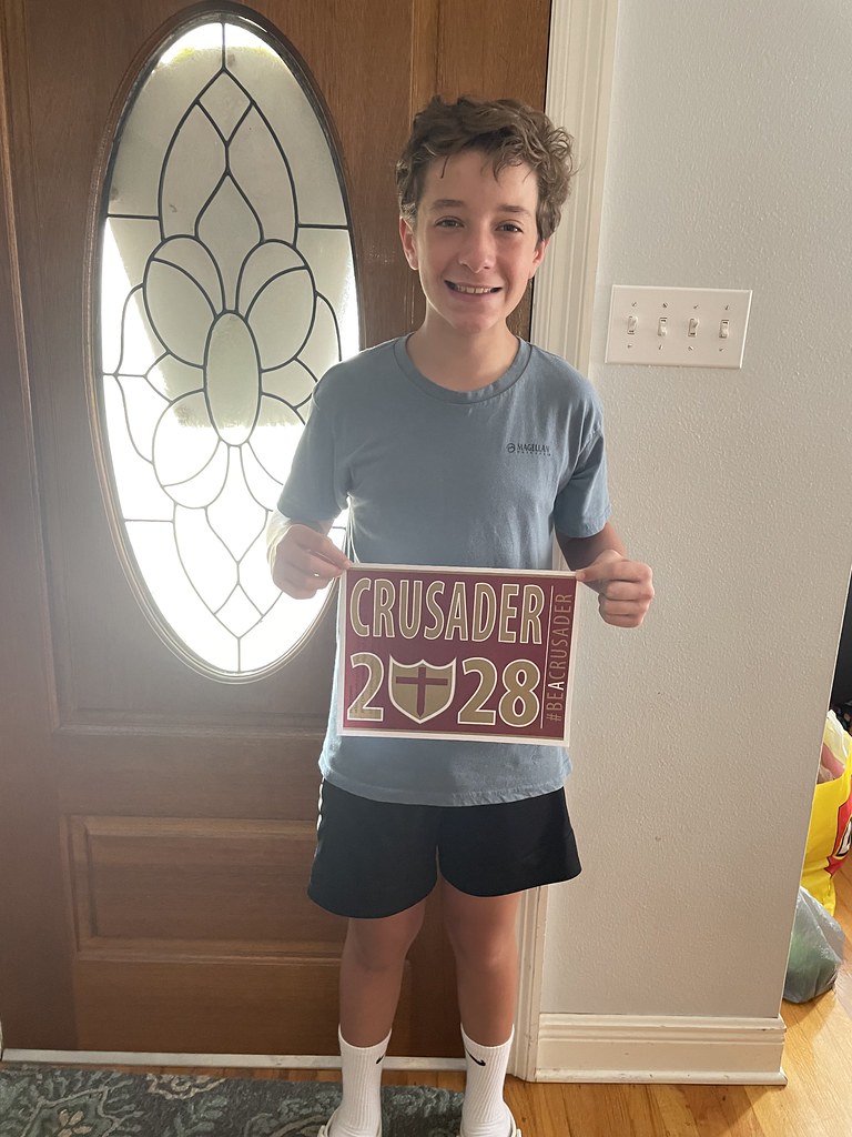 2023 - Brother Martin Classes of 2027 and 2028 Acceptance Letter Photos