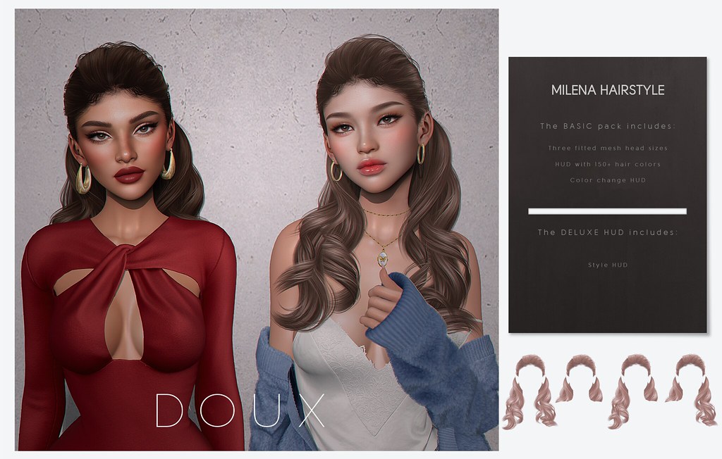 DOUX – Milena Hairstyle @ ｅｑｕａｌ１０