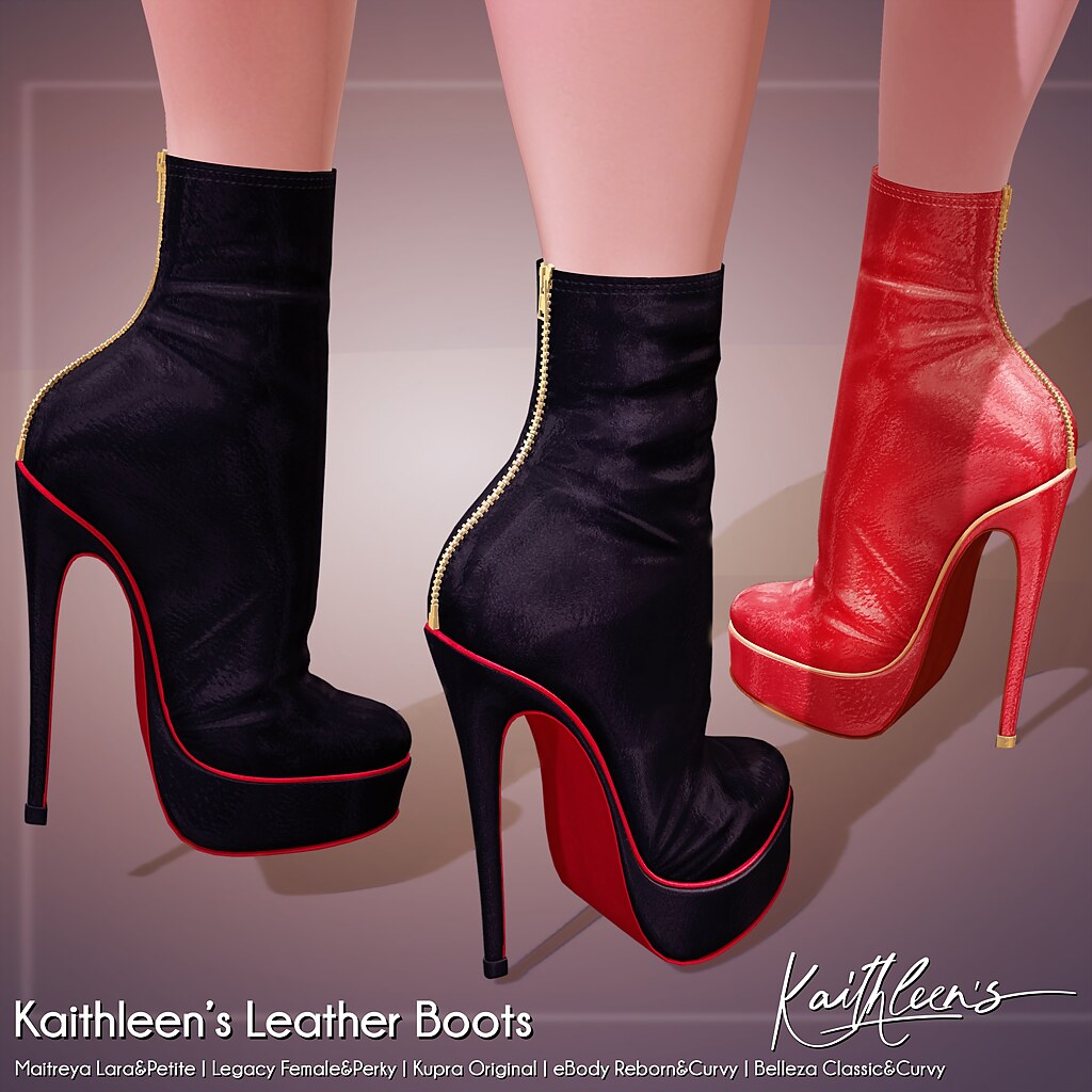 Kaithleen's Leather Boots @ Equal10