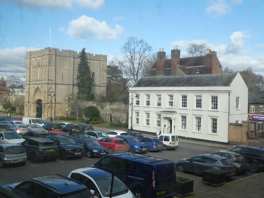 View from the Angel Hotel bedroom window, Bury St. Edmunds
