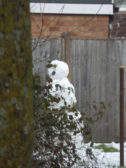 Snowman on the Stratford Road