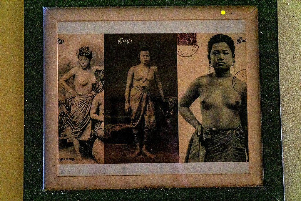 Old images of bare breasted women at Samheap Guest House on 3-11-23--Stung Treng copy