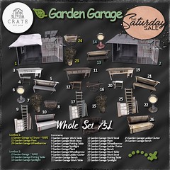 crate Garden Garage for The Saturday Sale!