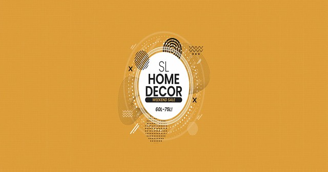 Fe Fi Fo Fum SL Home Decor Weekend Sale Is On The Run!