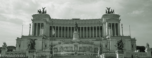 The Monument to Vittorio Emanuele II in Piazza Venezia, Rome
