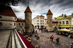 Viru Gate, Tallinn, Estonia