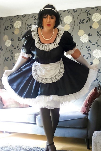Excited to share this item from my #etsy shop: Classic Satin French Maids Uniform with optional knickers and petticoats https://etsy.me/3JvwmQf