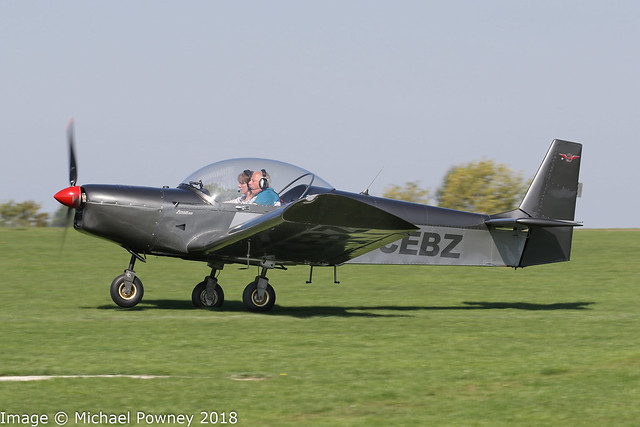 G-CEBZ - 2006 build Zenair CH601UL Zodiac, departing from Sywell during the 2018 LAA Rally