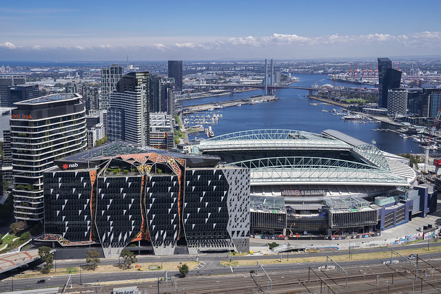 Docklands precinct in Melbourne, Australia
