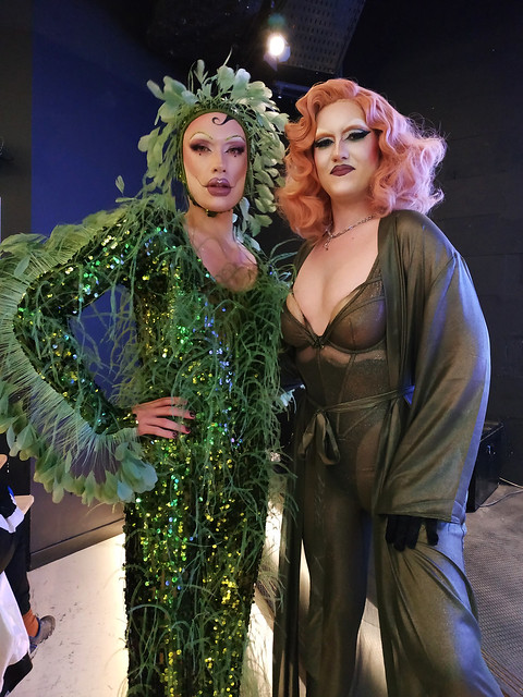 Drag race Belgium : Drag Couenne and local queen Crystal Chardonnay