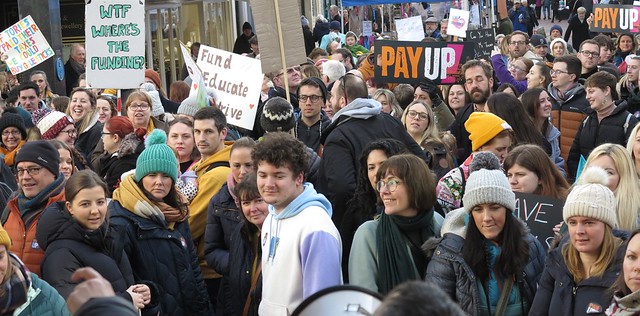 NEU Teachers Strike, Chichester, Sussex 1st February 2023