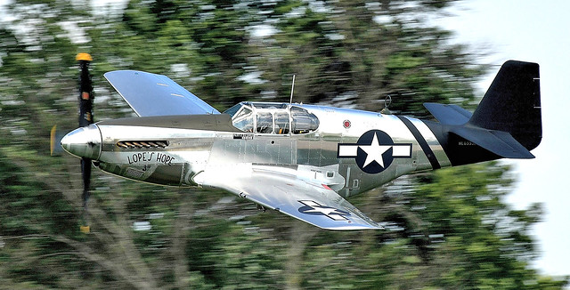 North American P51C Mustang Lopes Hope the 3rd NL6555B 43-24907 USAAF