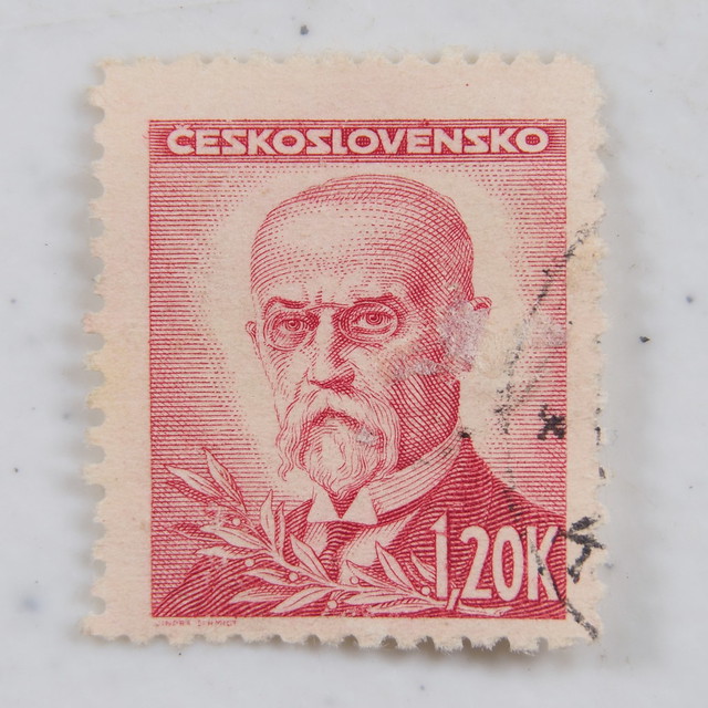 World Stamps - Czechoslovakia 1945 Tomas Garrigue Masaryk